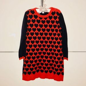 Lux Eden & Esme Brand Heart All Over Sweater Dress - Saks 5th Brand!